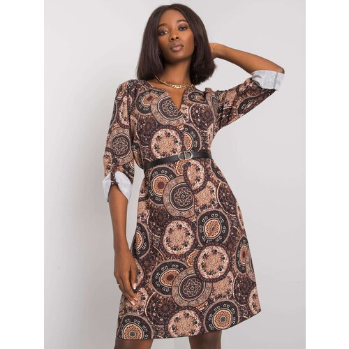 Italy Moda Dress-DHJ-SK-12336B.74P-brown Slike