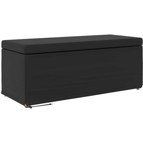  Stolica Crna 101 x 41 x 40 cm Umjetna Koža i Fino Radeći Drvo - Crna 100 cm Umjetna koža Slike