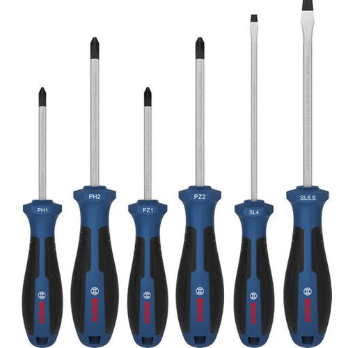 Bosch Set odvijača PH/PZ/SL, 6 kom 1600A039PH Slike