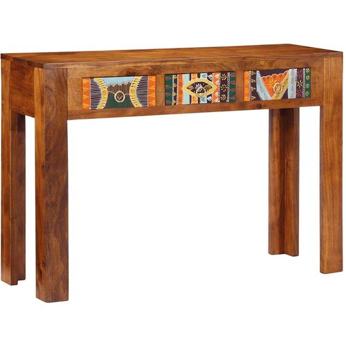 vidaXL Konzolna mizica 110x35x75 cm trden akacijev les Cene