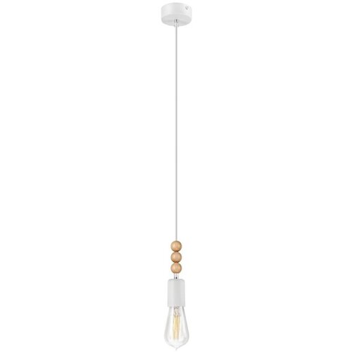  Luster na sajli SIMON 1xE27/60W/230V bela Cene