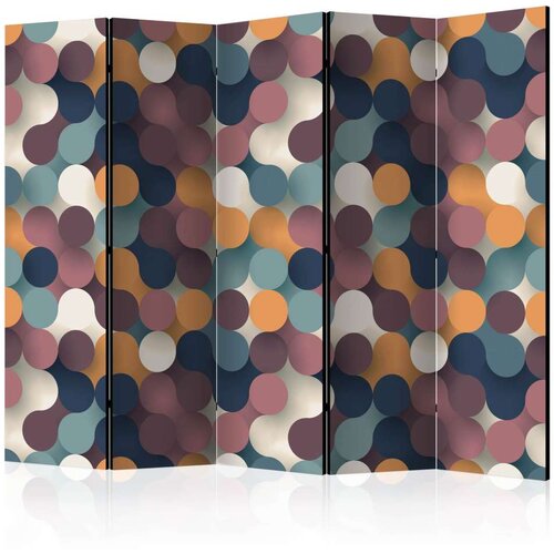  Paravan u 5 dijelova - Colourful Particles II [Room Dividers] 225x172 Slike