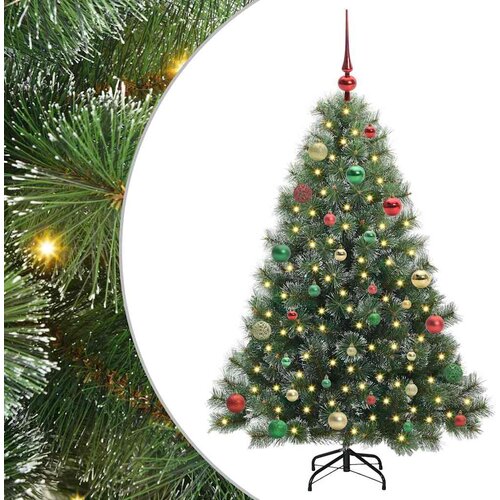  Umjetno božićno drvce s stalakom Zelena 150 cm PE i PVC Slike