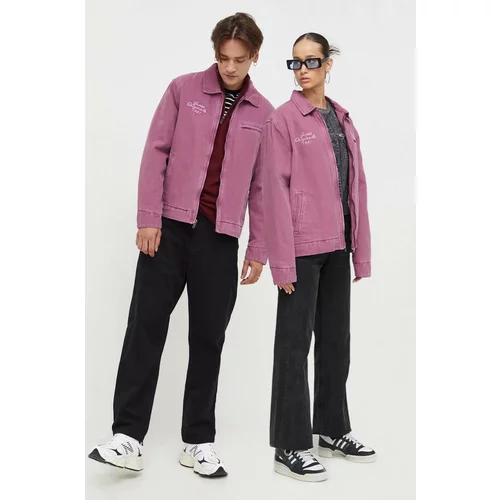 GUESS Originals Jeans jakna vijolična barva