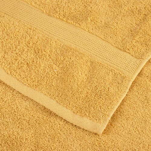 Premium ručnici za pranje SOLUND 10 kom zlatni 30x30 cm 600 g/m&amp;sup2; Slike