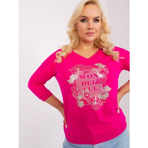 RELEVANCE Blouse-RV-BZ-9118.38-fuchsia Cene