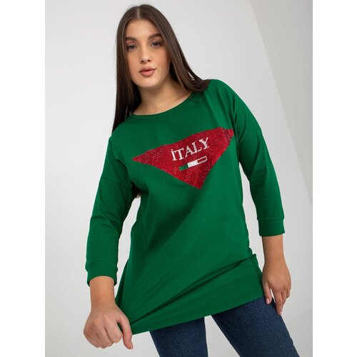 Vikki Blouse-VI-BZ-2911.82P-dark green Cene