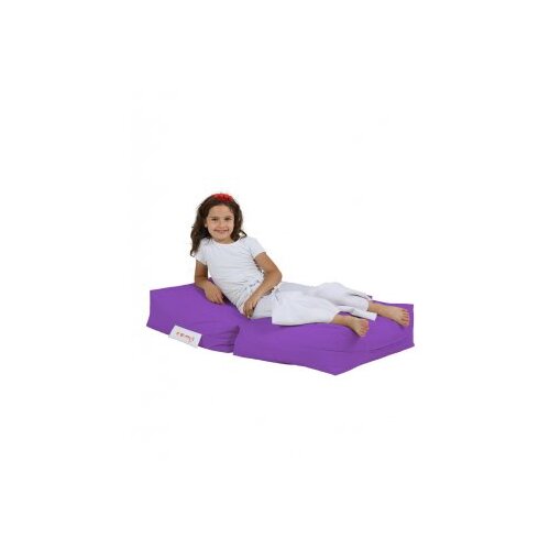 Hanah home lazy bag Kids Single Seat Pouffe Purple Cene