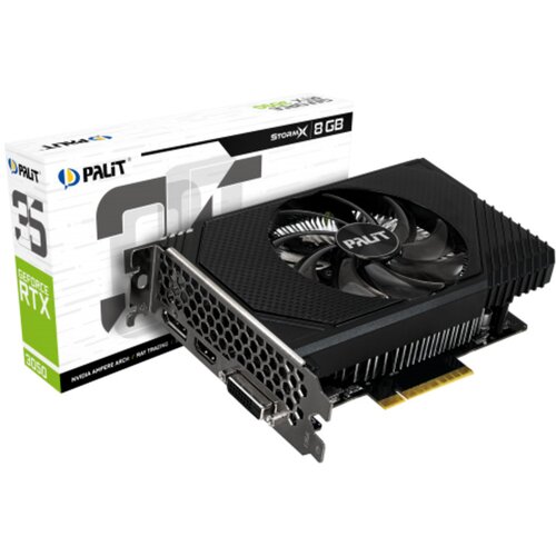 Palit VGA RTX 3050 StormXnVidia GeForce RTX 30508GB GDDR6 128bit;DVI,HDMI,DP Cijene