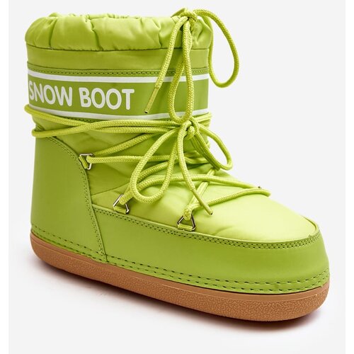 Kesi Women's snow boots with Olive Soia ties Cene