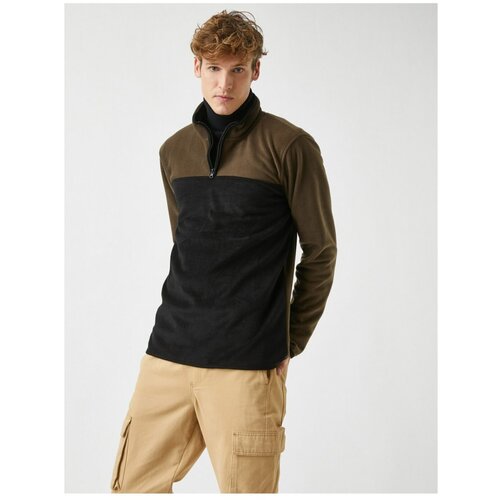Koton Half Zipper Fleece Sweatshirt Slike