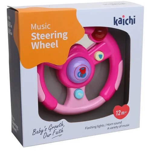Hk Mini igračka muzički volan, roze Cene