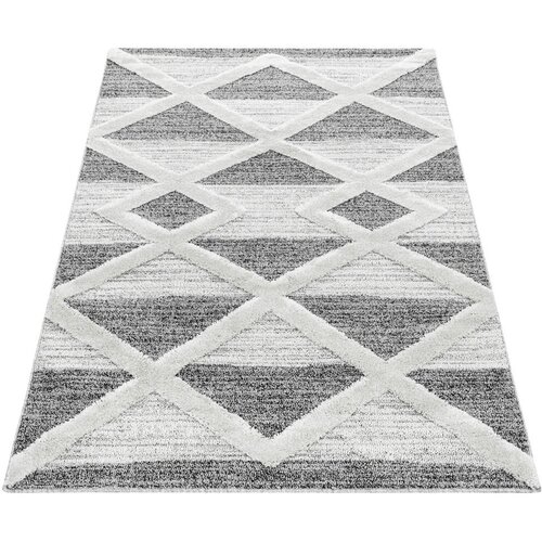 XXXL tkana preproga pisa 4709 grau 160/230 cm tkano siva Slike