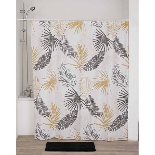 Tendance zavjesa za kadu + 12 bijelih kukica 180&amp;times;180 cm, peva, exochic Slike