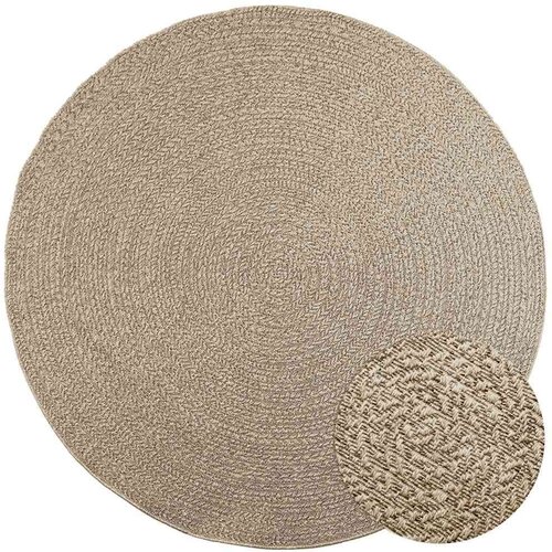  Rug "ZIZUR" Beige Ø 200 cm Juta videz Notranje in zunanje Cene