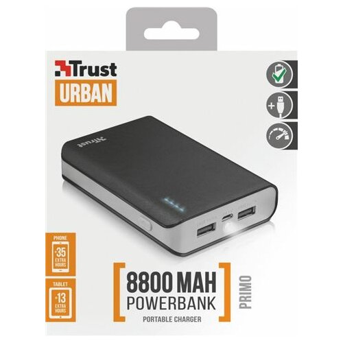 Trust Power Bank Primo 8800mAh Black punjac za mobilni telefon Slike