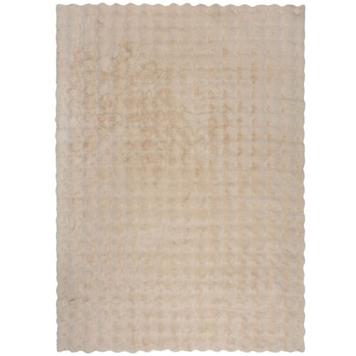 Flair Rugs Kremno belo sintetično krzno 180x290 cm Waffle Faux Fur – Cene