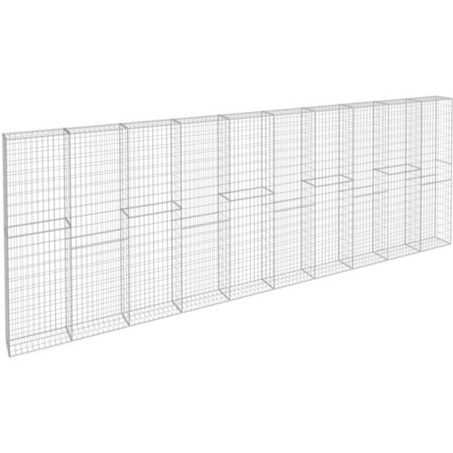  Gabionski zid s poklopcima od pocinčanog čelika 600x30x200 cm Slike