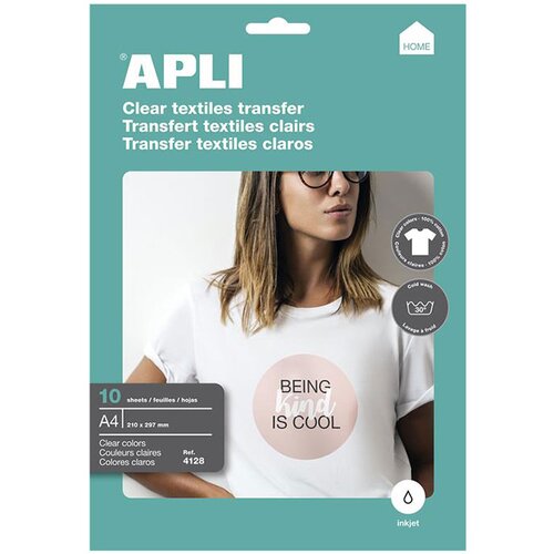 Apli Transferni papir za majice 4128, 10 listov Slike