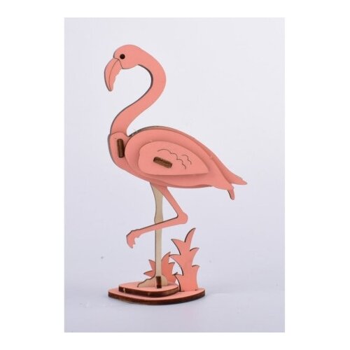  Čarolijashop 3d drvene slagalica - FLAMINGO ( 743) Slike