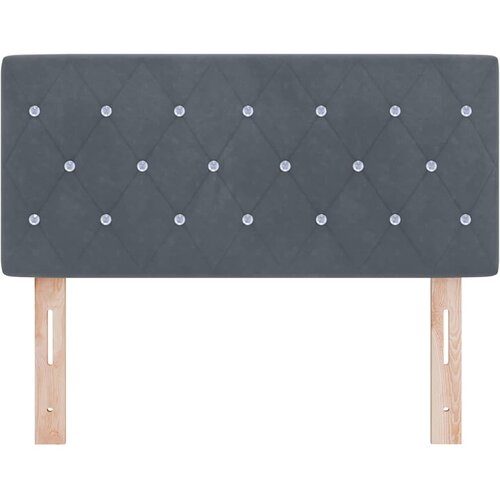  LED glava kreveta s LED trakama Tamno siva 90 cm Bar&amp;scaron;un Slike