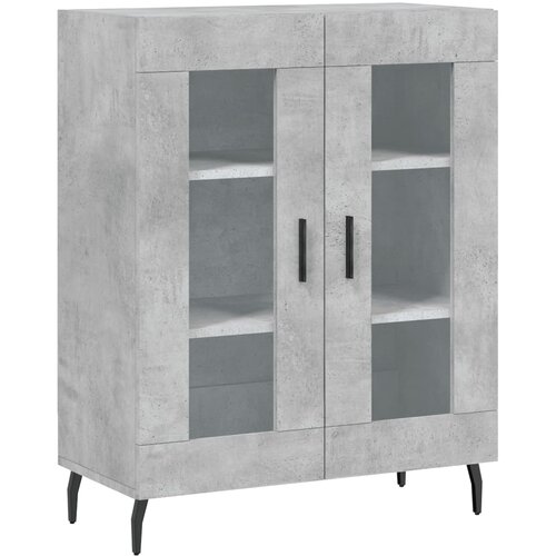 Maison Chic Komoda - Predalnik betonsko siva 69,5x34x90 cm inženirski les, (21718598) Slike