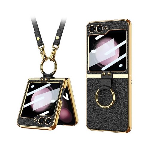  Futrola gold edge za samsung f741b galaxy z flip 6 5g crna (gkk case) ( F116928 ) Slike