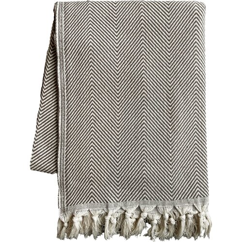Classic Textiles of Sweden Odeja Herning 130x170 cm - brown Cene