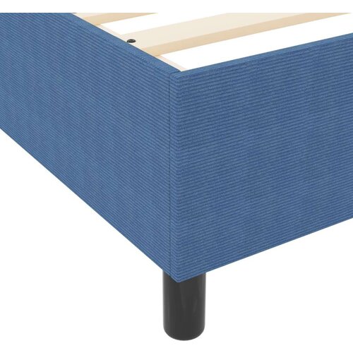  Krevet s box springom s madracem Plava 120x200 cm Kordura tkanina Slike