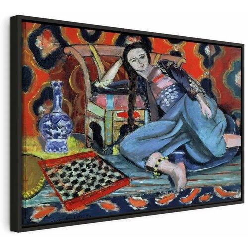  Slika - Henri Matisse &ndash; Odalisque with Turkish Chair 120x80 U crnom drvenom okviru Cijene