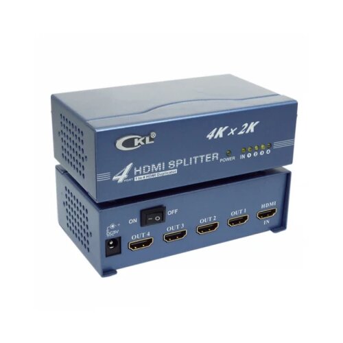  HDMI spliter CKL HD-9442 1-IN/4-OUT, 4K resolution, Fully HDMI 1.4 Compliant up to 1080p Full HDTV, support HDCP Slike