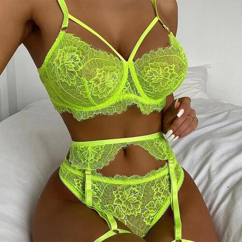 JGF Layla Set 3-pcs Neon Green S Slike