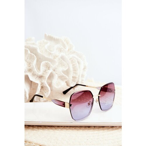 Kesi Women's sunglasses with UV400 shaded lens, brown Slike