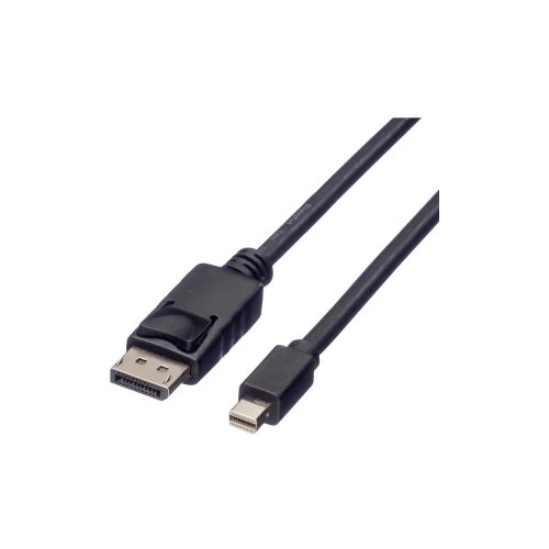 Roline Mini-DisplayPort / DisplayPort adapterski kabel mini DisplayPort vtič\, DisplayPort vtič 1.00 m črna 11.04.5634 za&scaron;čiten DisplayPort kabel, (20419295) Cene
