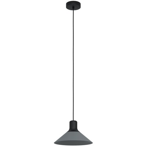 Eglo Viseća lampa ABREOSA E27 28 cm siva/crna 99511 Slike