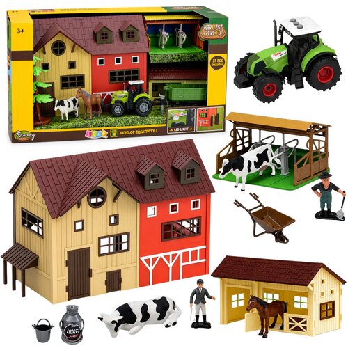Farm Set With Tractor and Barn Animals Figures Accessories 37 pcs. Cene