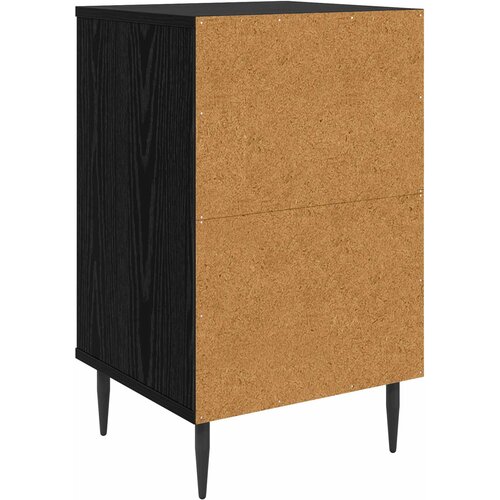  Noćni ormar LOCHEM Crni hrast 36 x 33 x 61 cm Konstruirano drvo Slike