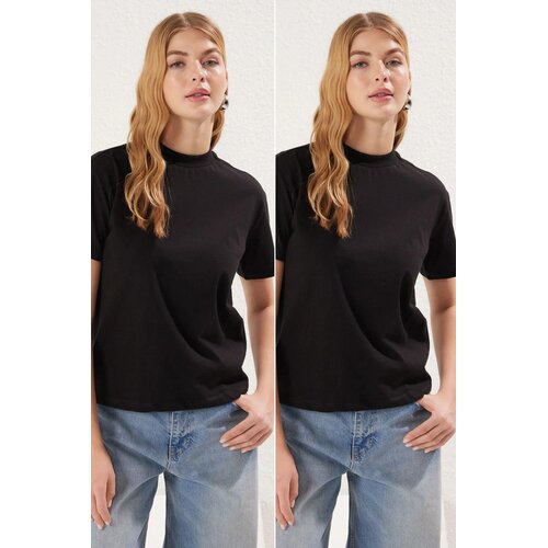 TRENDYOLMILLA Ženski set majici TWOSS20TS1500, Višebojni Cene