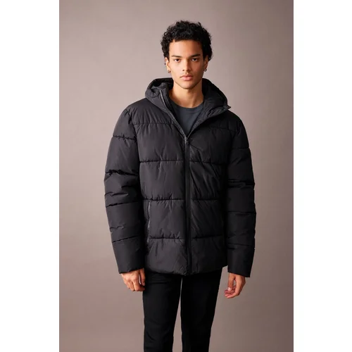 Defacto Regular Fit Hooded Puffer Jacket