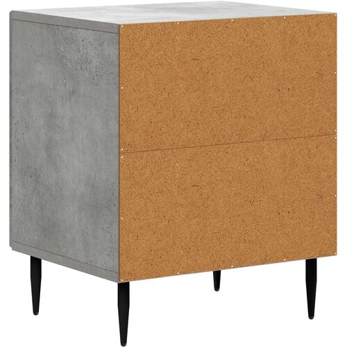  Noćni ormar 2 kom. Betonska siva 43 x 34,5 x 50 cm Slike