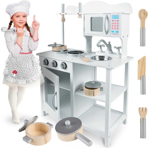 Janshop Lesena kuhinja za otroke 60 x 30 x 85 cm, (21605012) Cene