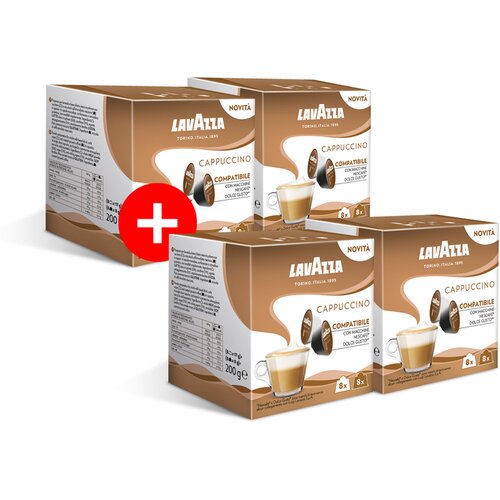 Lavazza kapsule dgc cappuccino 128g 2+2 Slike