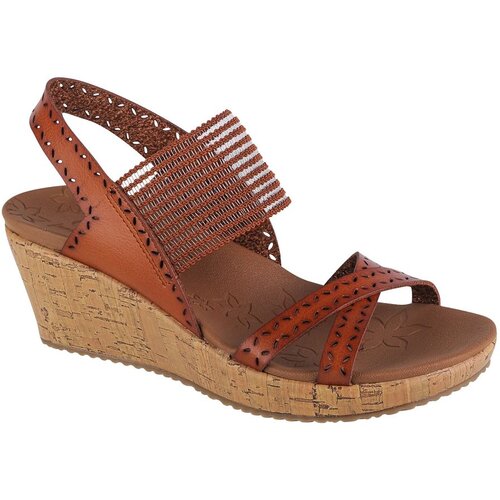 Skechers &Scaron;portni sandali Beverlee - Boho Glow Kostanjeva Cene