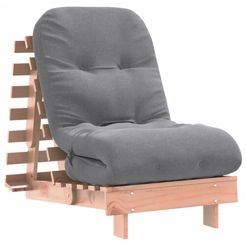  Futon na razvlačenje s madracem 60x206x11 cm masivna duglazija Slike