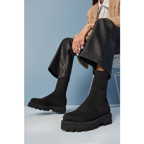 Hotiç Ankle Boots - Black - Flat Slike