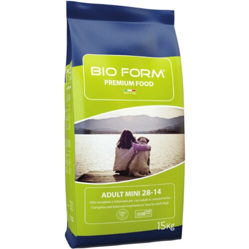 BIO FORM premium hrana za pse 15 kg dog adult mini 28/14 Slike