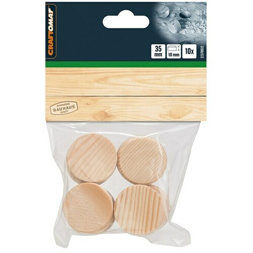CRAFTOMAT Drveni čep (Promjer: 35 mm, 10 Kom.) Slike