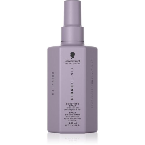 Schwarzkopf Professional Fibre Clinix De-Frizz Smoothing Spray pr&amp;scaron;ilo za glajenje za neobvladljive lase 200 ml Slike