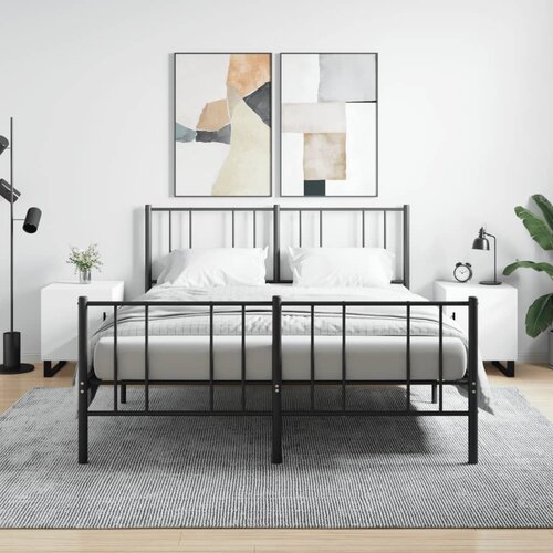 vidaXL Nočna omarica 2 kosa bela 40x40x50 cm inženirski les Cene