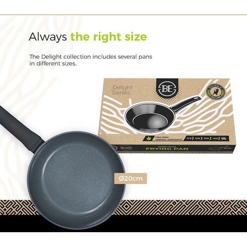 BE Living Tava Delight Black 20 cm Slike